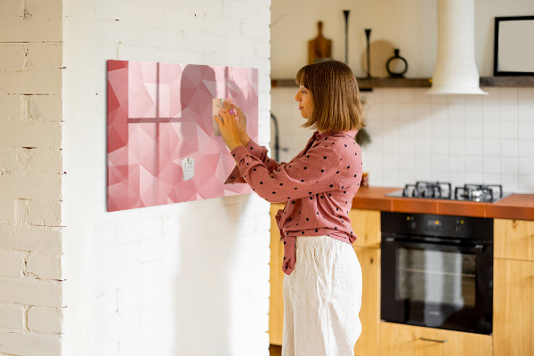 Dry erase board magnetic A colorful board for notes and photos