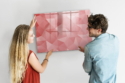 Dry erase board magnetic A colorful board for notes and photos
