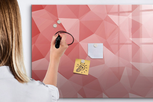 Dry erase board magnetic A colorful board for notes and photos
