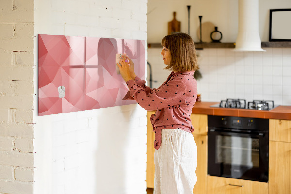 Dry erase board magnetic A colorful board for notes and photos