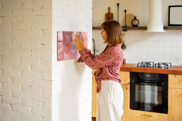 Dry erase board magnetic A colorful board for notes and photos