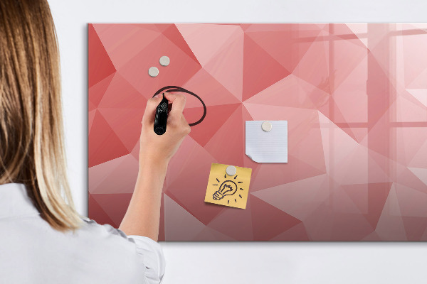 Dry erase board magnetic A colorful board for notes and photos