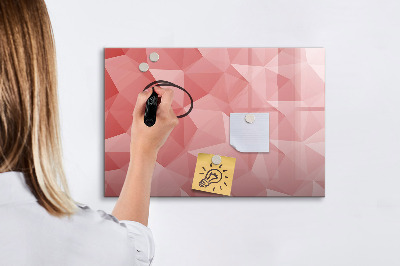 Dry erase board magnetic A colorful board for notes and photos