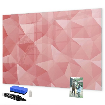 Dry erase board magnetic A colorful board for notes and photos