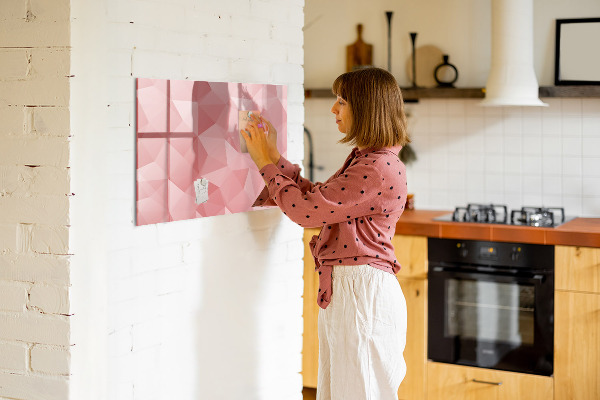 Dry erase board magnetic A colorful board for notes and photos