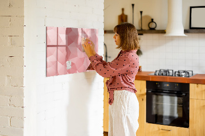 Dry erase board magnetic A colorful board for notes and photos