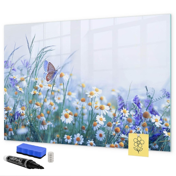 Dry erase board magnetic A creative space for memories and photos