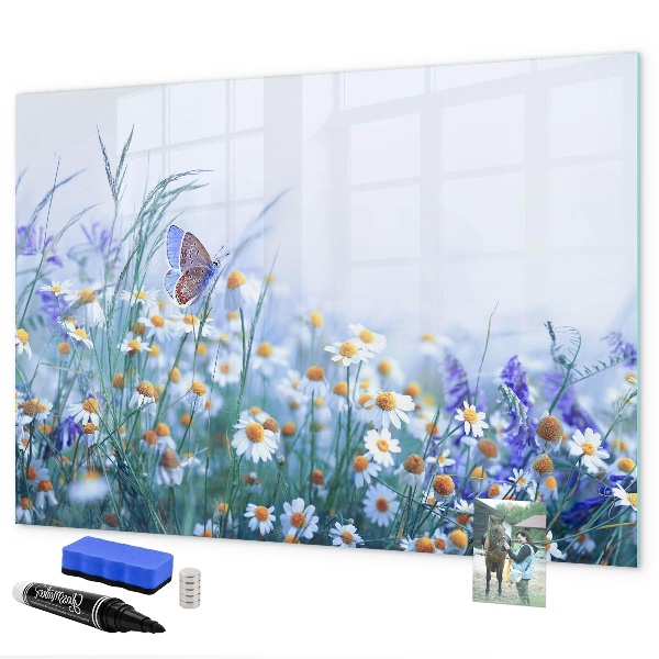 Dry erase board magnetic A creative space for memories and photos
