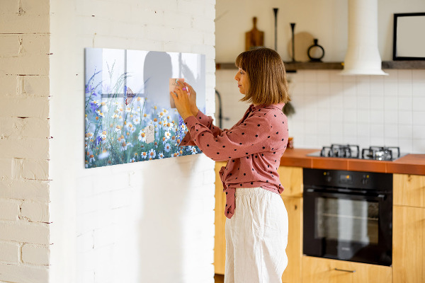 Dry erase board magnetic A creative space for memories and photos