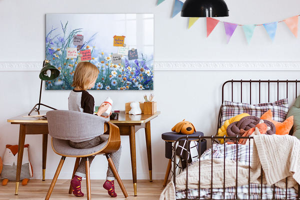 Dry erase board magnetic A creative space for memories and photos