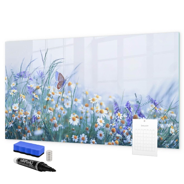 Dry erase board magnetic A creative space for memories and photos