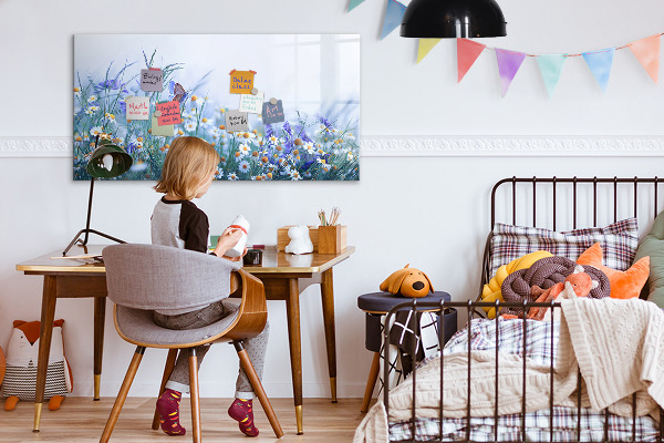 Dry erase board magnetic A creative space for memories and photos