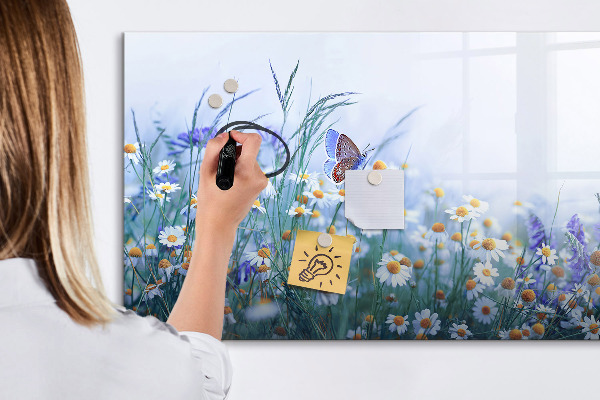 Dry erase board magnetic A creative space for memories and photos