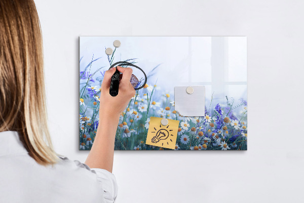 Dry erase board magnetic A creative space for memories and photos