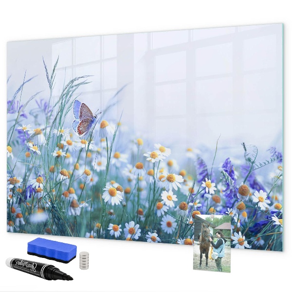 Dry erase board magnetic A creative space for memories and photos