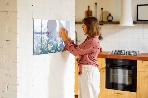 Dry erase board magnetic A creative space for memories and photos
