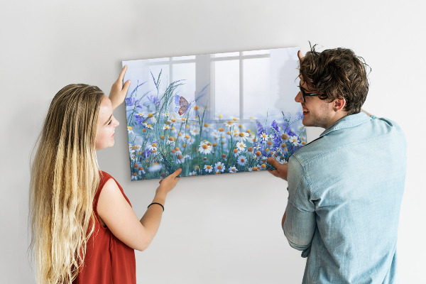 Dry erase board magnetic A creative space for memories and photos