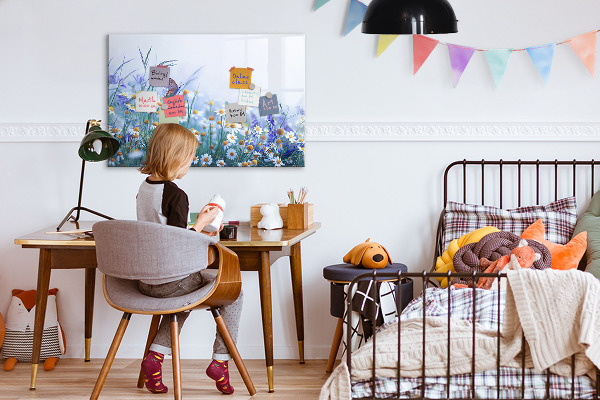 Dry erase board magnetic A creative space for memories and photos