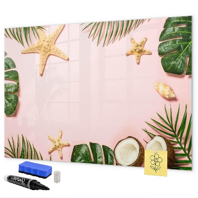 Dry erase board magnetic Summer memories against the backdrop of nature