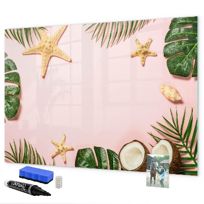 Dry erase board magnetic Summer memories against the backdrop of nature