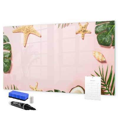 Dry erase board magnetic Summer memories against the backdrop of nature
