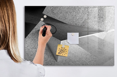 Magnetic dry erase board Modern board for notes and photos