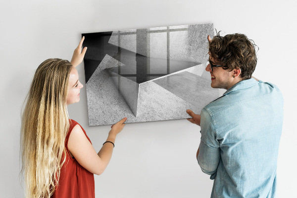 Magnetic dry erase board Modern board for notes and photos