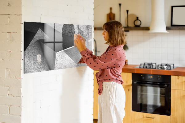 Magnetic dry erase board Modern board for notes and photos