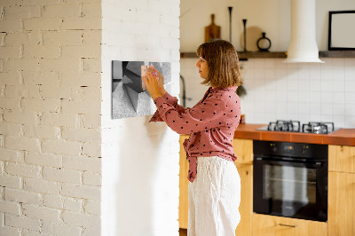 Magnetic dry erase board Modern board for notes and photos