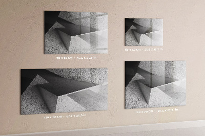 Magnetic dry erase board Modern board for notes and photos