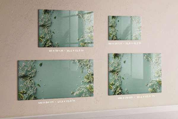 Magnetic dry erase board A stylish board for notes and photos