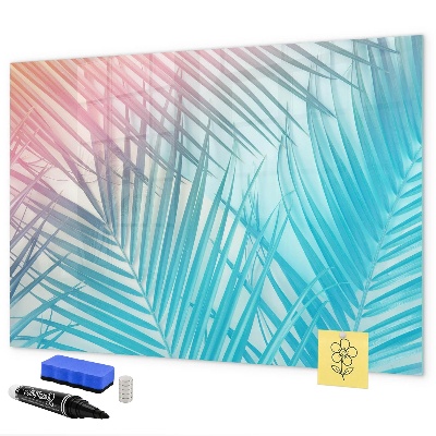 Dry erase board magnetic A colorful board for notes and photos
