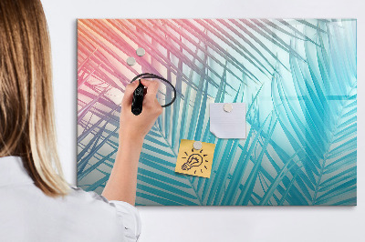 Dry erase board magnetic A colorful board for notes and photos