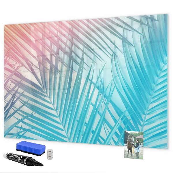 Dry erase board magnetic A colorful board for notes and photos