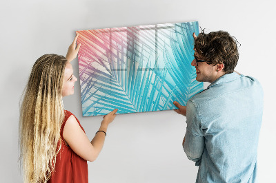Dry erase board magnetic A colorful board for notes and photos