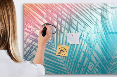 Dry erase board magnetic A colorful board for notes and photos