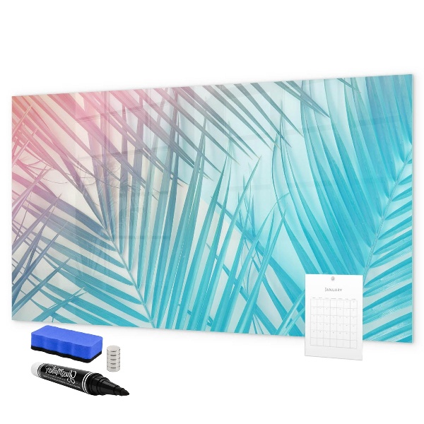 Dry erase board magnetic A colorful board for notes and photos