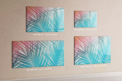 Dry erase board magnetic A colorful board for notes and photos