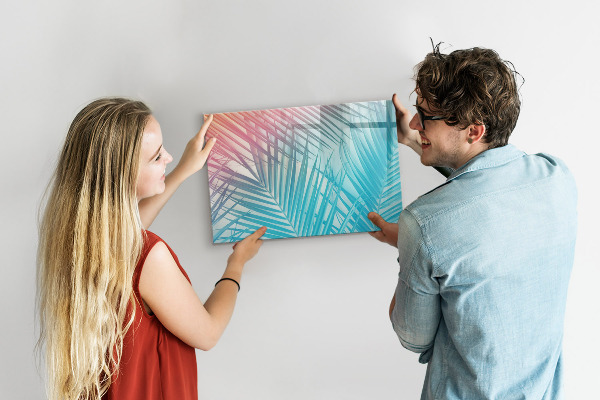 Dry erase board magnetic A colorful board for notes and photos