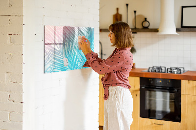 Dry erase board magnetic A colorful board for notes and photos