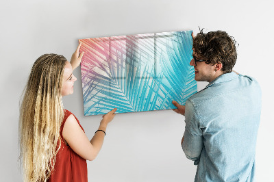 Dry erase board magnetic A colorful board for notes and photos