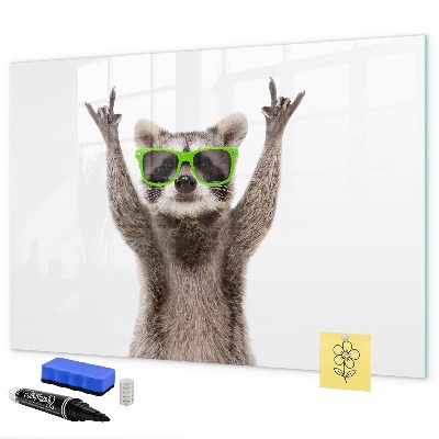 Magnetic dry erase board A landscape with a place for memories
