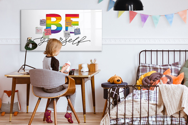 Magnetic dry erase board Be yourself and share moments