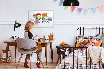 Magnetic dry erase board Be yourself and share moments