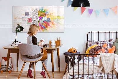 Magnetic dry erase board A creative space for memories and ideas