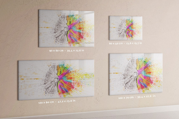 Magnetic dry erase board A creative space for memories and ideas