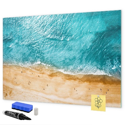 Magnetic dry erase board A stylish board for notes and photos