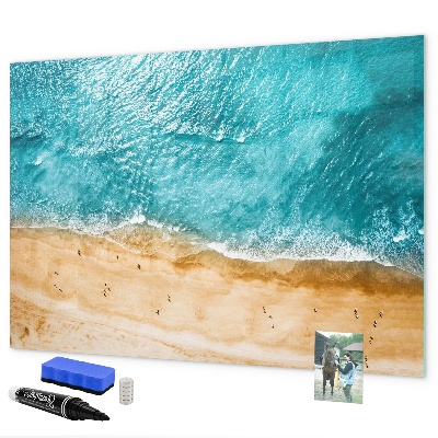 Magnetic dry erase board A stylish board for notes and photos