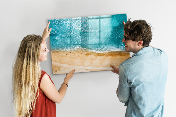 Magnetic dry erase board A stylish board for notes and photos