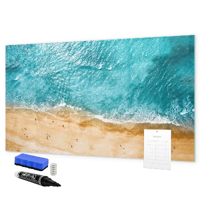 Magnetic dry erase board A stylish board for notes and photos